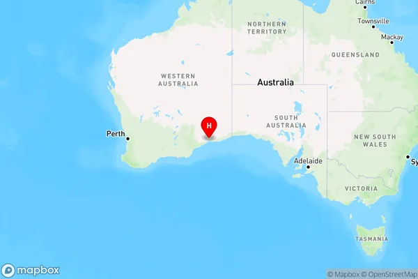 Cocklebiddy,Western Australia Region Map