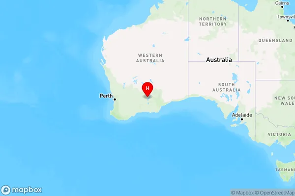 Higginsville,Western Australia Region Map