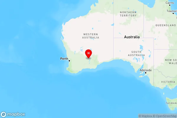 Widgiemooltha,Western Australia Region Map