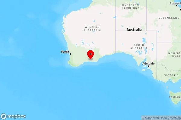 Scaddan,Western Australia Region Map