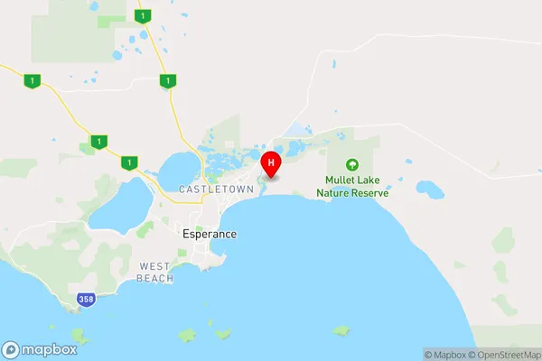 Bandy Creek,Western Australia Area Map