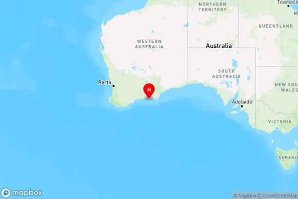 Cape Le Grand,Western Australia Region Map