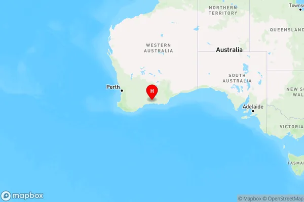 Cascade,Western Australia Region Map