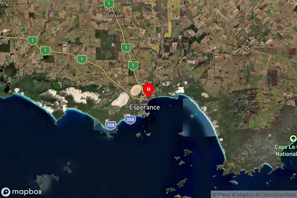 Castletown,Western Australia Satellite Map