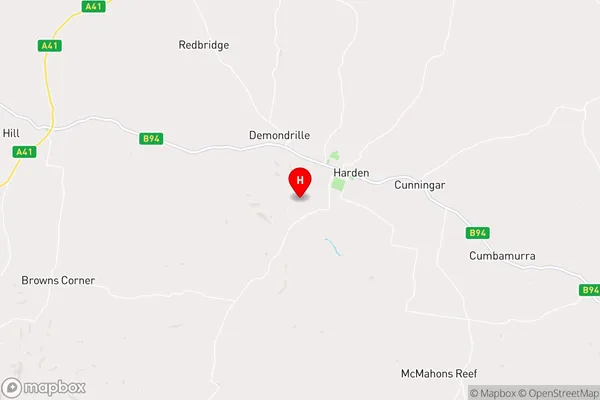 Murrumburrah,New South Wales Area Map