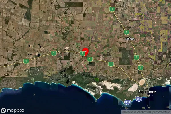 Dalyup,Western Australia Satellite Map