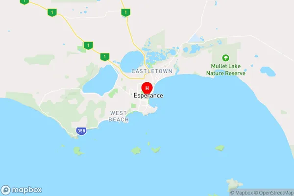 Esperance,Western Australia Area Map