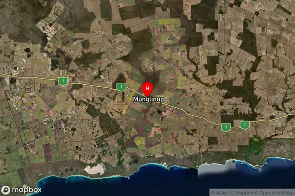 Munglinup,Western Australia Satellite Map