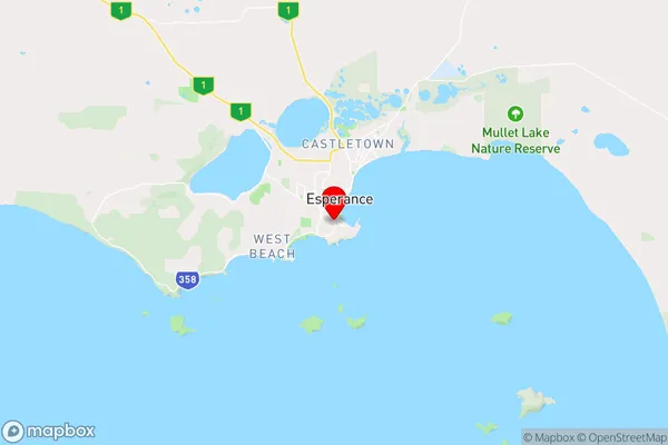 West Beach,Western Australia Area Map