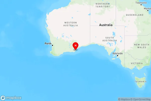 Israelite Bay,Western Australia Region Map