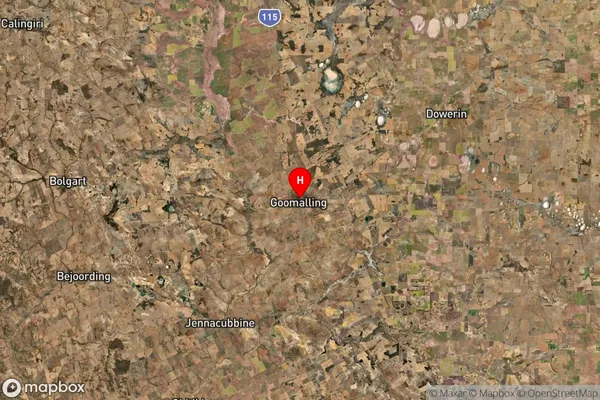 Goomalling,Western Australia Satellite Map