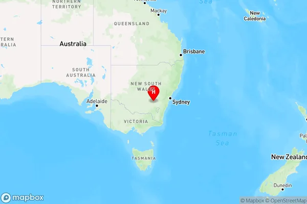 Prunevale,New South Wales Region Map