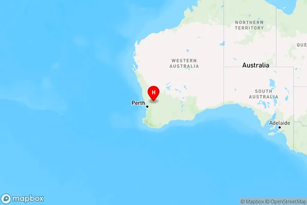 Ucarty West,Western Australia Region Map