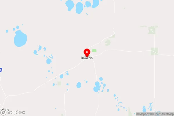 Dowerin,Western Australia Area Map