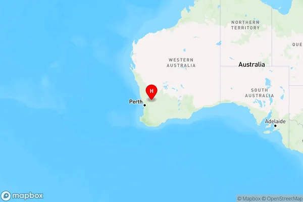 Ucarty,Western Australia Region Map