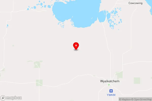 Benjaberring,Western Australia Area Map