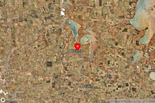 Kalannie,Western Australia Satellite Map