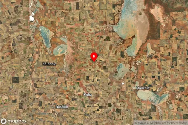 Kulja,Western Australia Satellite Map