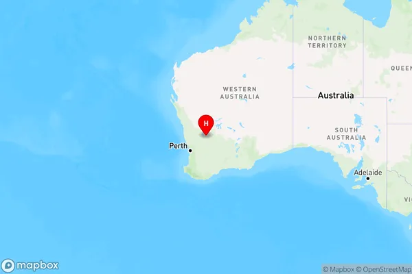 Beacon,Western Australia Region Map