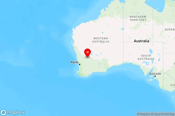 North Wialki,Western Australia Region Map