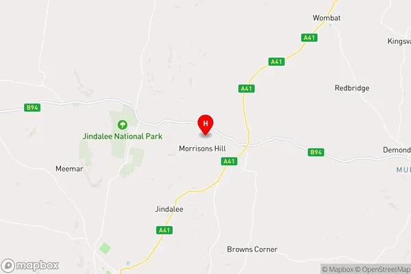 Wallendbeen,New South Wales Area Map