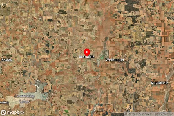 Bencubbin,Western Australia Satellite Map