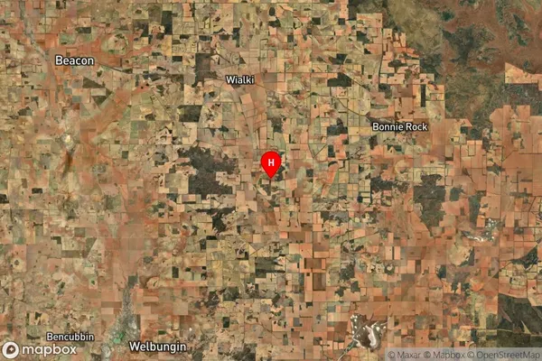 Karloning,Western Australia Satellite Map