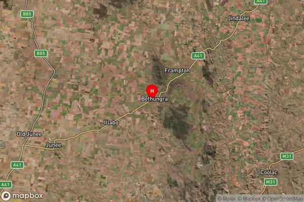 Bethungra,New South Wales Satellite Map