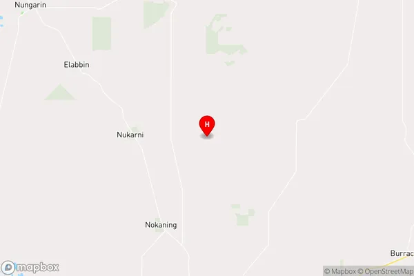 Nukarni,Western Australia Area Map