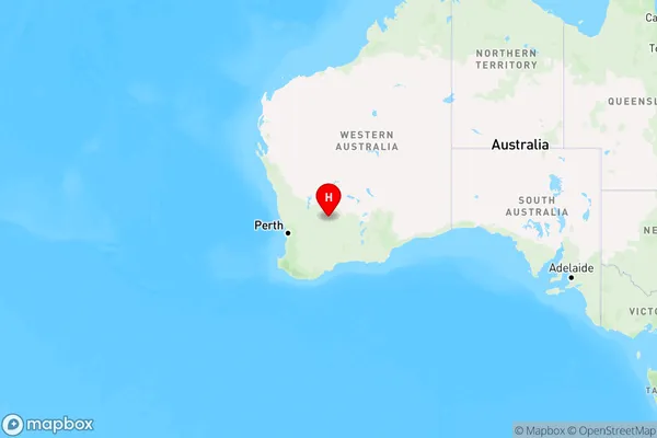 Bullfinch,Western Australia Region Map