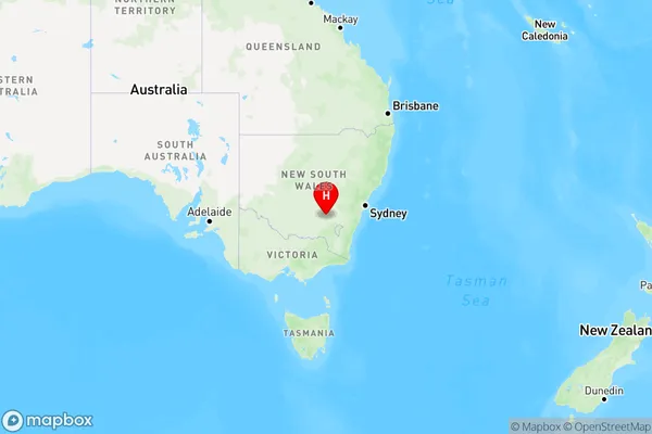 Cootamundra,New South Wales Region Map