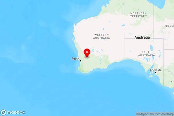 South Trayning,Western Australia Region Map