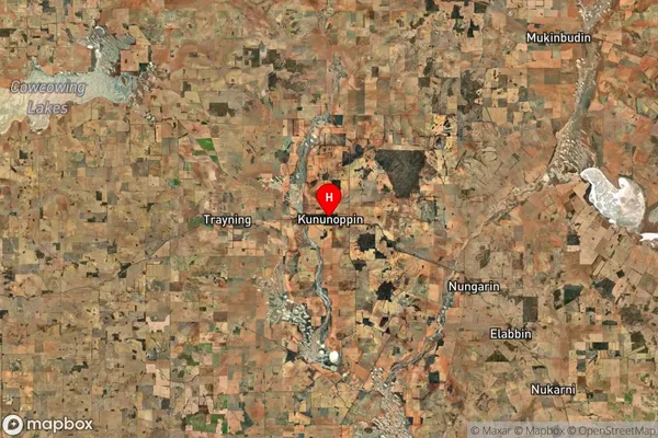 Kununoppin,Western Australia Satellite Map