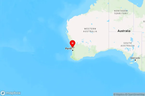 Beermullah,Western Australia Region Map