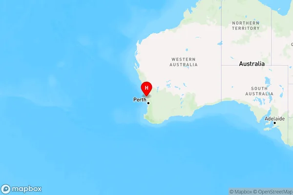 Cowalla,Western Australia Region Map