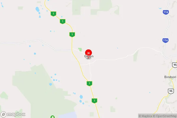 Gingin,Western Australia Area Map