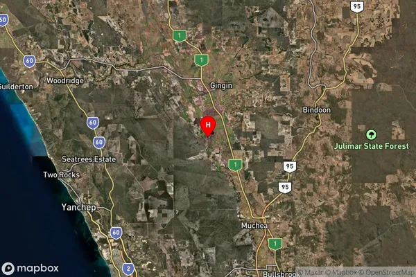 Granville,Western Australia Satellite Map