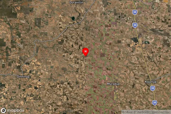 Changerup,Western Australia Satellite Map