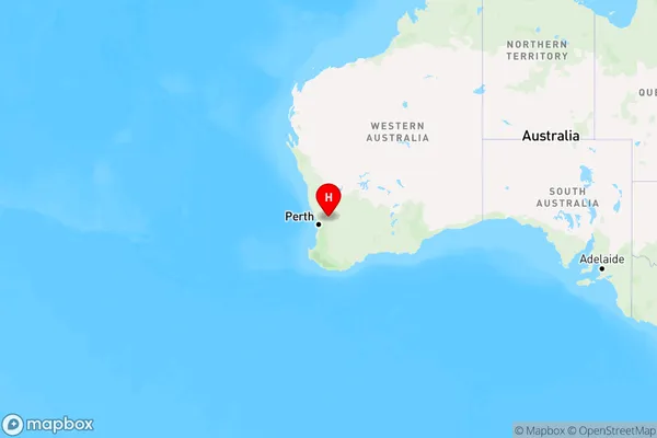 Irishtown,Western Australia Region Map