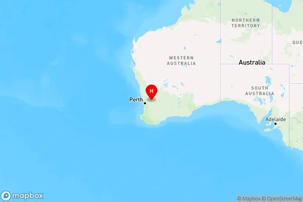 Meckering,Western Australia Region Map