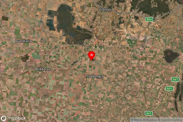 Kikiamah,New South Wales Satellite Map