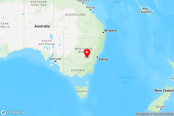 Kikiamah,New South Wales Region Map