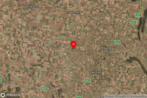 Memagong,New South Wales Satellite Map