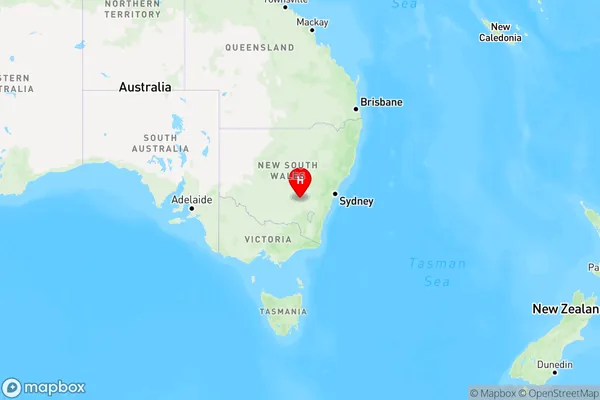 Memagong,New South Wales Region Map