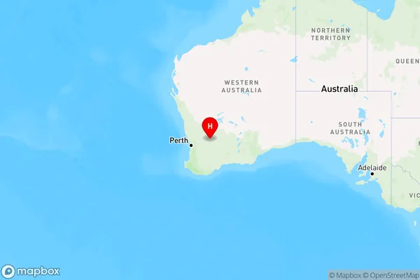 Nokaning,Western Australia Region Map