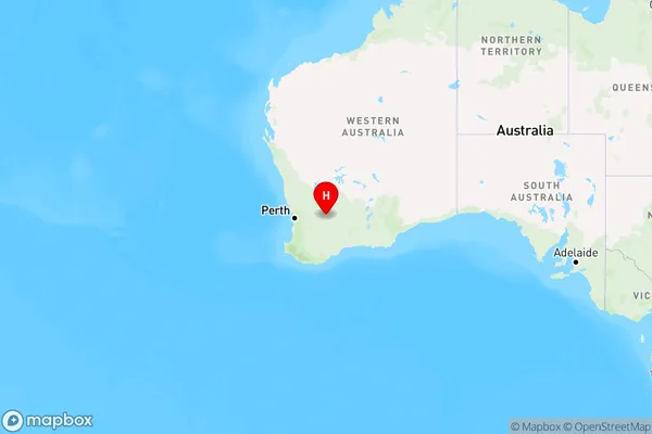 Cramphorne,Western Australia Region Map