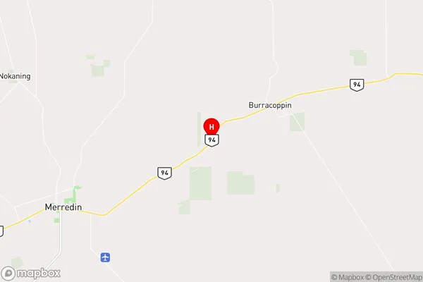 Burracoppin,Western Australia Area Map