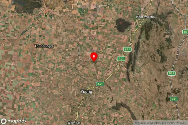 Monteagle,New South Wales Satellite Map