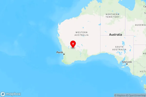 Mount Jackson,Western Australia Region Map