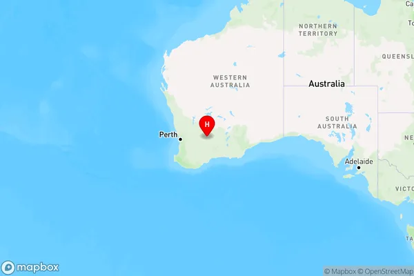 South Yilgarn,Western Australia Region Map